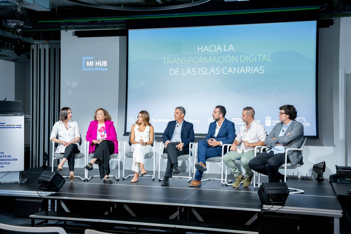 migdaliamachin's tweet photo. Enhorabuena a @AtlantisTech 👏 impulsora de las jornadas de #TransformacionDigital  de #Canarias que se enmarcan dentro de las Semanas de la Ciencia y la Innovación de la Consejería que dirijo, por el gran trabajo que realiza en muchos campos de la innovación 💪 @agenciaiisi https://t.co/9BCGLfZvui