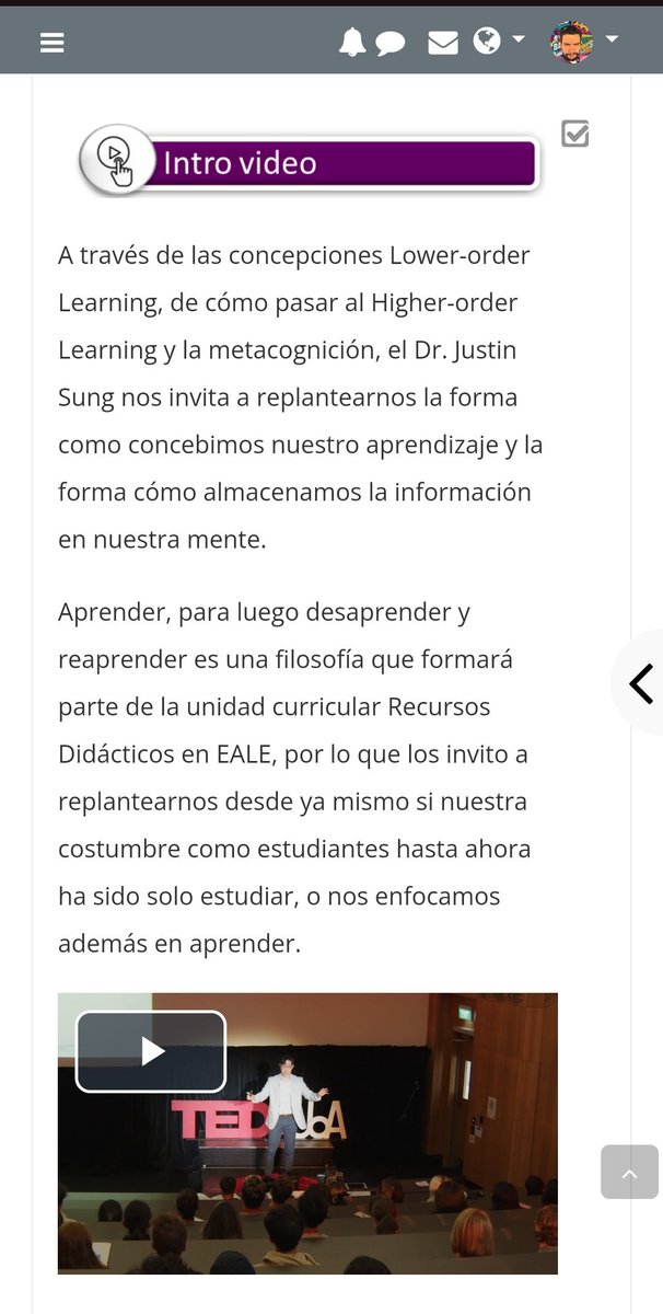 foodietechguy's tweet photo. 'Recursos Didácticos para la EALE' de la maestría está lista para arrancar el próximo lunes 🥰 estoy contento x1000 con los nuevos cambios que hice, y arrancamos desde el lobby mismo para replantearnos nuestra visión como estudiantes y luego hacer lo mismo como docentes https://t.co/JmNtUdpIdq