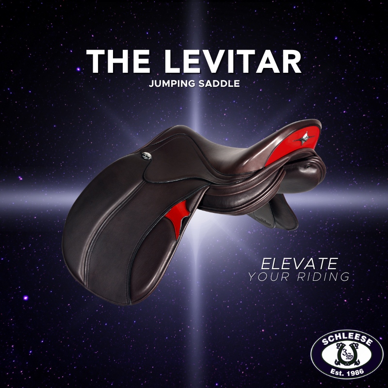 Schleese's tweet photo. Schleese is proud to introduce the new revolutionary Levitar VCFS Jumping Saddle. 

For more information about this life-changing saddle, visit the link below.⁠
⁠
https://t.co/08SSCen2oX https://t.co/YKRd9YAPD5