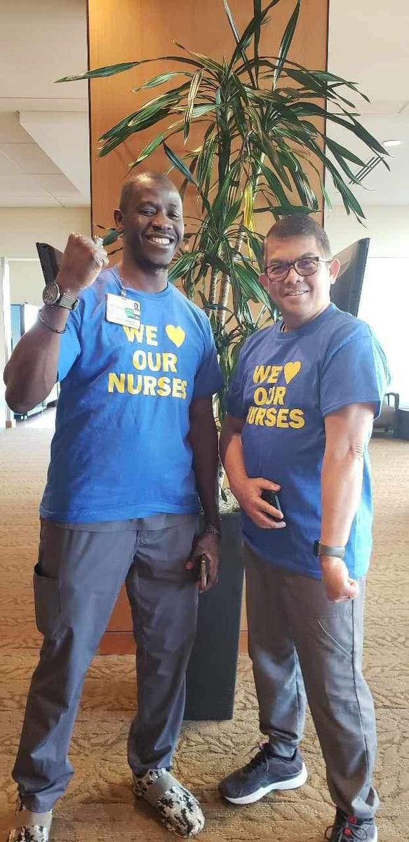 UFCW_3000's tweet photo. Community, union, & worker #solidarity continue to grow on day 2 of the Providence Everett #nures’ ULP #strike! CNAs inside the hospital are wearing these shirts to show support for the striking nurses! #safestaffingsaveslives #safestaffing #SolidaritySeason #ProvEverettRNsStrike https://t.co/iidAnkoZb1