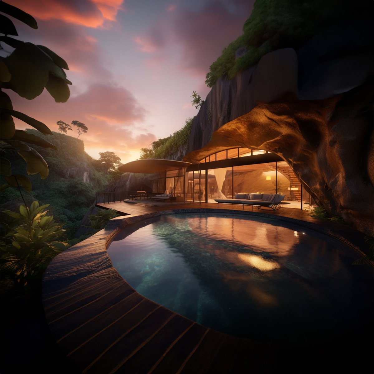 thedaysleeper51's tweet image. Jungle Cave Architecture

Designed in Midjourney
#organicarchitecture #aiarchitecture #naturearchitecture