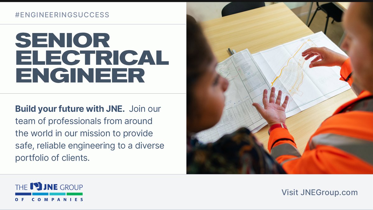 We are currently seeking a full-time Senior Electrical Engineer to join our team in Hamilton, Ontario.  Learn more about the position and working at JNE using the links below.

lnkd.in/gSUJ7smW
lnkd.in/gp3prUQt

#engineeringcareers #EngineeringSuccess
