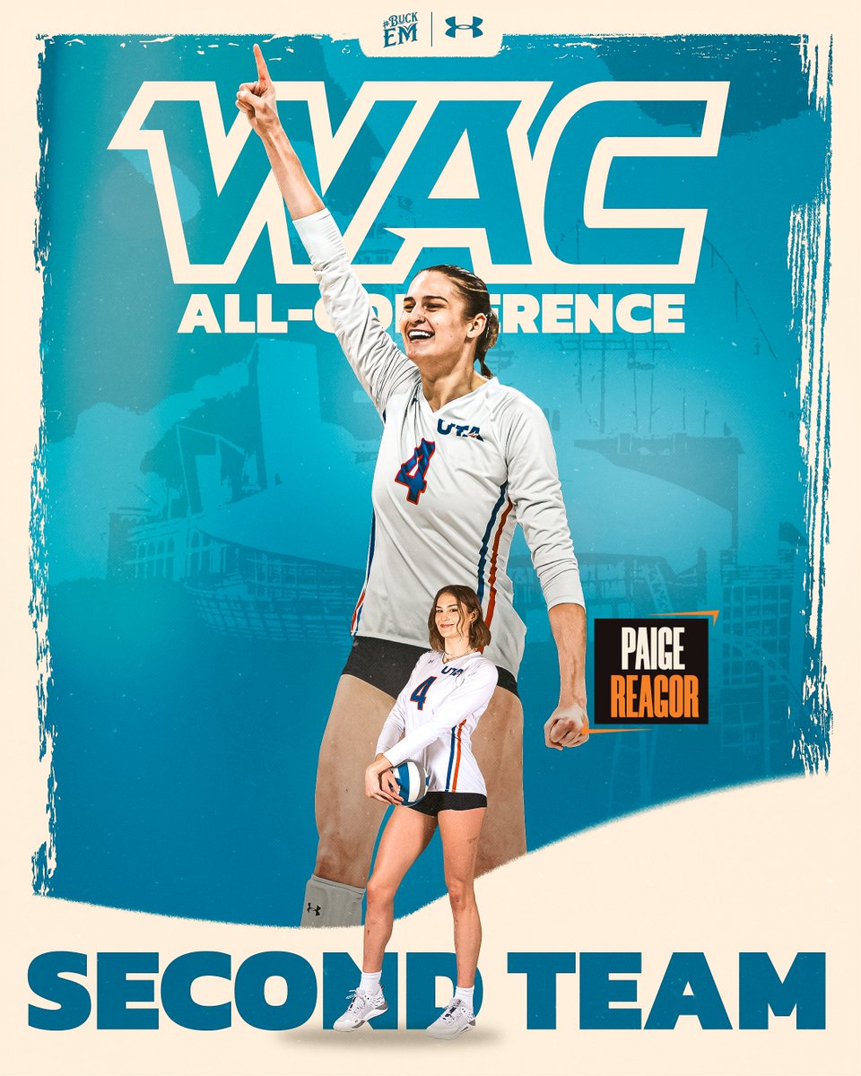 UTAMavsVB's tweet photo. Congrats to @paigeeeray, who has been named Second Team All-WAC in her first season in Arlington.

Story ➡️ https://t.co/slo3XAhtbw

#BuckEm 🐎 https://t.co/6tL2u3SicW