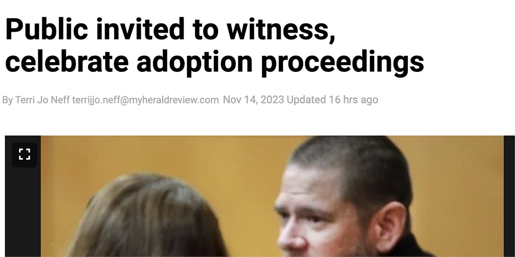 adopteelaw's tweet photo. And we're told adoptions are confidential and our *own* birth records are state secrets. https://t.co/LSnvXwFrXD