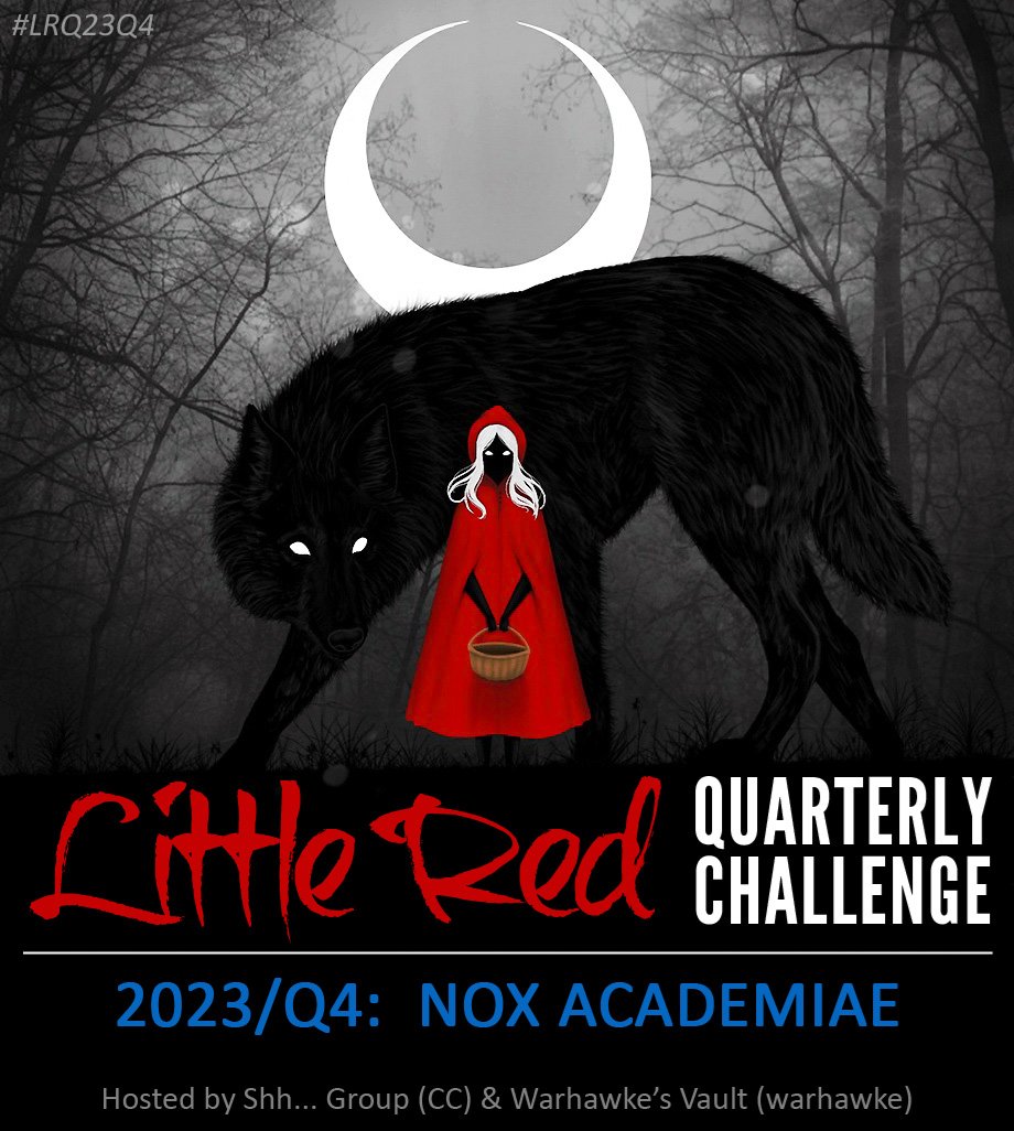 #LRQ23Q4 ⁣
It's not too late to join Nox Academiae!⁣
⁣
🌳 Join #LittleRedQuarterly #ReadingChallenge 🌳⁣⁣
Period: Oct 1 - Dec 31, 2023⁣
Sign up by: Dec 30, 2023⁣
Challenge thread: bit.ly/LRQ23Q4 ⁣
⁣
#ShhGroup/#WarhawkesVault #ReadingChallenge2023 #BookCommunity