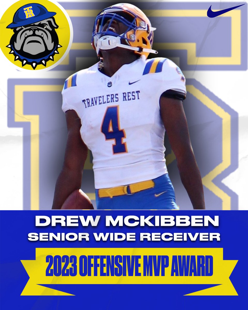 TRDevildogFB's tweet photo. Congratulations to our 2023 Offensive MVP Award winner for our Varsity Football Program!  Drew was a problem for every defense we faced! He was a weapon all over the field &amp; we got him the ball every way we could!  He played WR, RB, &amp; even Wildcat QB from time to time! https://t.co/OUHOMqOXlS