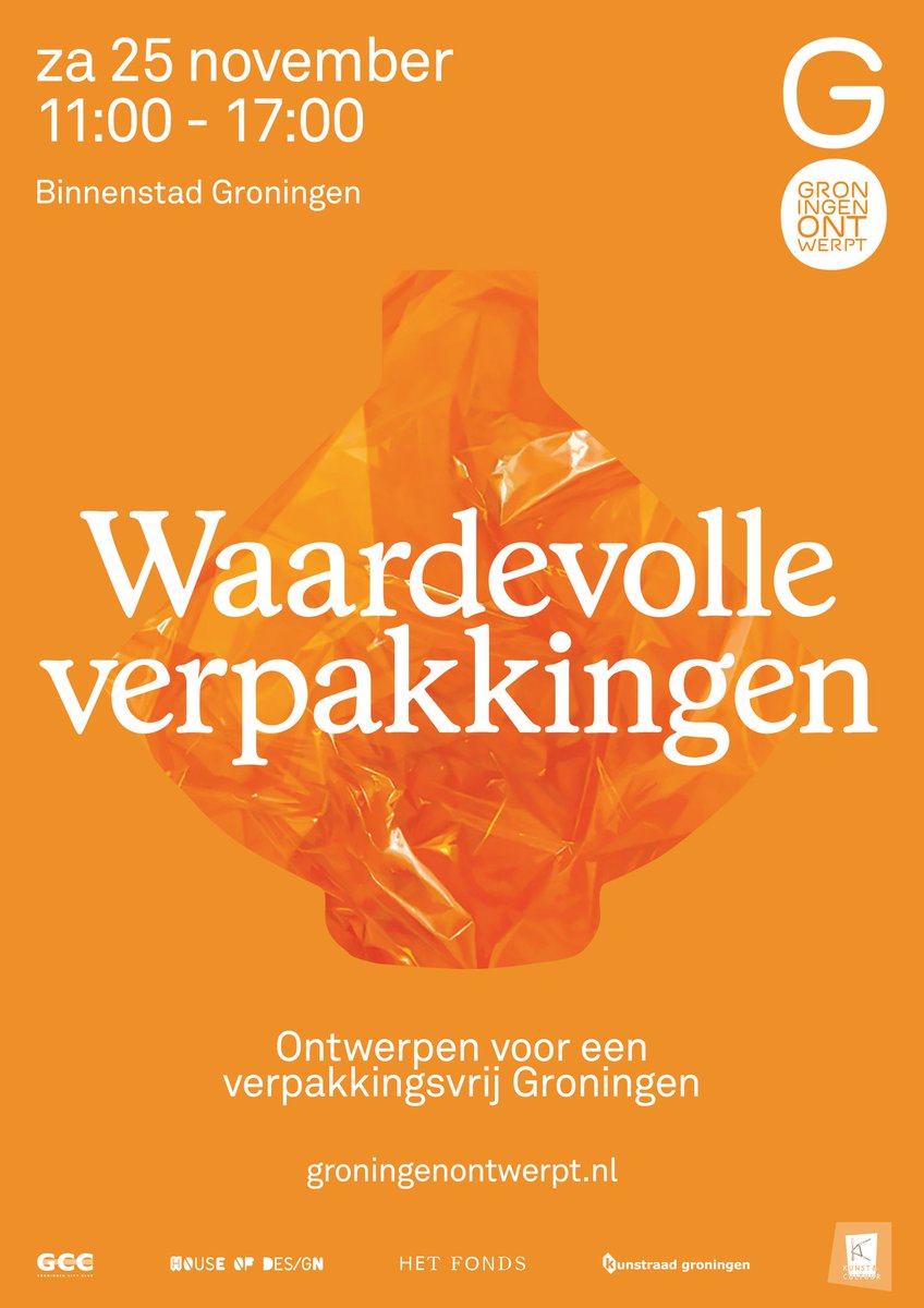 25 nov Groningen Ontwerpt - Waardevolle Verpakkingen
Bijna alles is verpakt soms wel driedubbel. Is niet nodig en kost veel energie en grondstoffen.
We hebben ontwerpers uitgedaagd om samen met ondernemers tot vindingrijke oplossingen te komen.
Check groningenontwerpt.nl