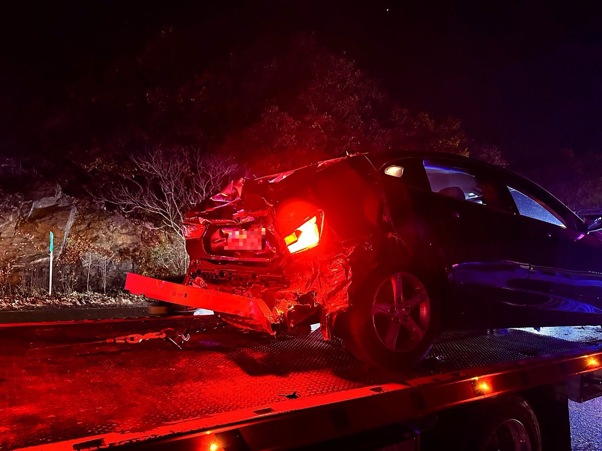 MSPTroopers's tweet photo. Monday evening, another of our members was injured after being struck while working a detail on Route 93 in Wilmington. Luckily, the Trooper was only hospitalized for non-life-threatening injuries and has been released back home to his family. We again plead with all drivers across the Commonwealth to Slow Down and Move Over, we are one crash away from burring another member.