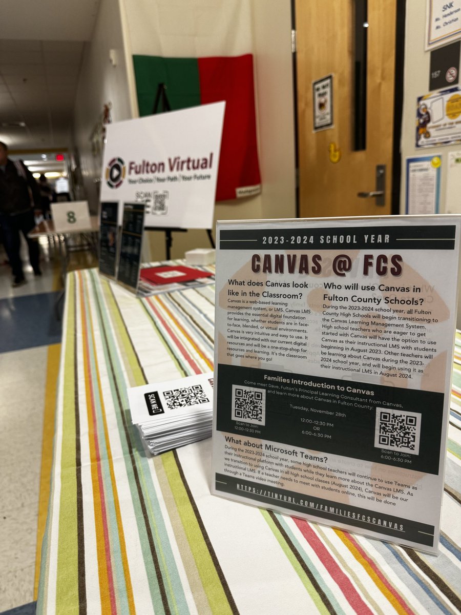 Dave Dick, Ed.S (@dave4edtech) on Twitter photo Set up at Family Matters 23/24 with <a href="/FultonCoSchools/">FultonCountySchools</a> ! <a href="/Instructure/">Instructure</a> is proud to be a partner with FCS and their mission to prepare successful, responsible and productive citizens! Sharing a table with <a href="/FCSVirtualLearn/">FCS Virtual Learning</a> (<a href="/C_Coberly1/">Cassandra Coberly</a> &@LPizzuto5 )
#CanvasOnMyMind Set up at Family Matters 23/24 with <a href="/FultonCoSchools/">FultonCountySchools</a> ! <a href="/Instructure/">Instructure</a> is proud to be a partner with FCS and their mission to prepare successful, responsible and productive citizens! Sharing a table with <a href="/FCSVirtualLearn/">FCS Virtual Learning</a> (<a href="/C_Coberly1/">Cassandra Coberly</a> &@LPizzuto5 )
#CanvasOnMyMind