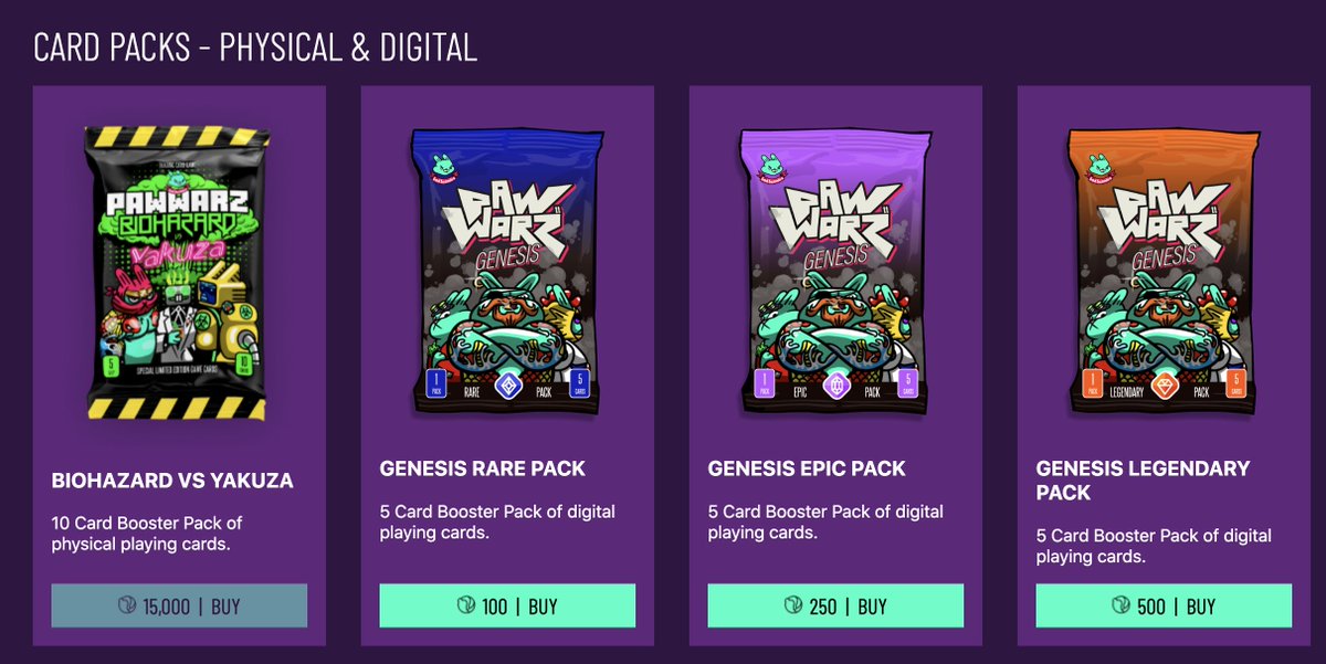 tidbyts's tweet photo. Did you know?
Not only can you spend farmed π₯¬ on a rare CryptoBunk #OrdinalsNFT but you can also buy Digital TCG card packs (game coming soon), rare cabbage exclusive TCG cards like the Bad Queen, and even the @BadBunniesNFT @PAWWARZ_TCG physical game Booster Pack!
#Hop2it https://t.co/uTG3XZ12Er