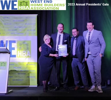integrimark's tweet photo. We're proud of @phil_authier for winning #RenovatorMemberOfTheYear for a second year in a row. He loves being part of @WestEndHBA 

We wrote this super short blog about THIS BEING A BIG DEAL for us.

https://t.co/YVPaYm5ntz https://t.co/3cRxRUv04t