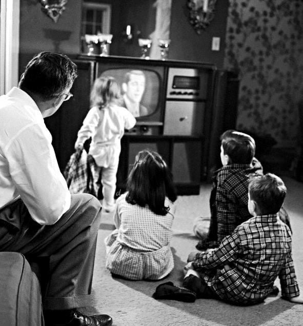 We got a TV in the early 50’s not long after I was born. Not one this fancy.