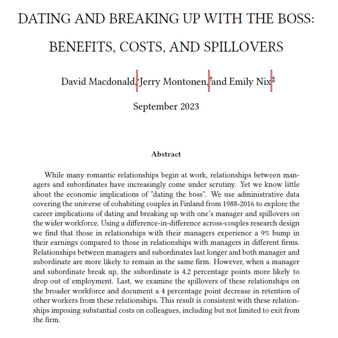 Emily Nix (@emilynix100) on Twitter photo En route to present very new paper at NBER Organizational Econ:
๐๐๐ญ๐ข๐ง๐ ๐๐ง๐ ๐๐ซ๐๐๐ค๐ข๐ง๐ ๐๐ฉ ๐๐ข๐ญ๐ก ๐ญ๐ก๐ ๐๐จ๐ฌ๐ฌ: ๐๐๐ง๐๐๐ข๐ญ๐ฌ, ๐๐จ๐ฌ๐ญ๐ฌ, ๐๐ง๐ ๐๐ฉ๐ข๐ฅ๐ฅ๐จ๐ฏ๐๐ซ๐ฌ w/ Macdonald & <a href="/MontonenJerry/">Jerry Montonen</a>
Join us on Youtube livestream: nber.org/conferences/orโฆ En route to present very new paper at NBER Organizational Econ:
๐๐๐ญ๐ข๐ง๐ ๐๐ง๐ ๐๐ซ๐๐๐ค๐ข๐ง๐ ๐๐ฉ ๐๐ข๐ญ๐ก ๐ญ๐ก๐ ๐๐จ๐ฌ๐ฌ: ๐๐๐ง๐๐๐ข๐ญ๐ฌ, ๐๐จ๐ฌ๐ญ๐ฌ, ๐๐ง๐ ๐๐ฉ๐ข๐ฅ๐ฅ๐จ๐ฏ๐๐ซ๐ฌ w/ Macdonald & <a href="/MontonenJerry/">Jerry Montonen</a>
Join us on Youtube livestream: nber.org/conferences/orโฆ