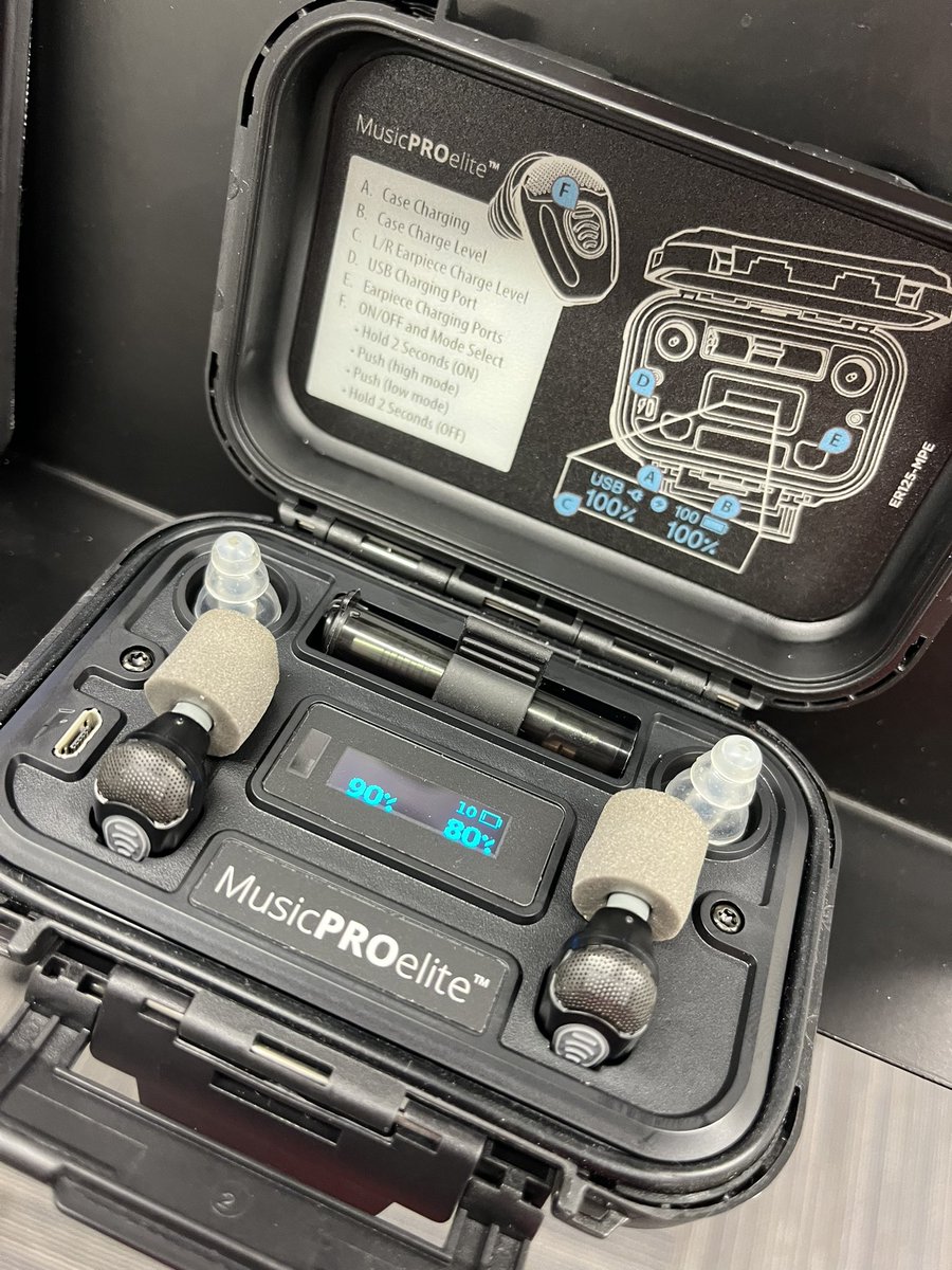 theback_desk's tweet photo. Trialing these @Etymotic_  earplugs in rehearsal today. Interesting tech, let’s see how it goes https://t.co/1pwt2Vo5vk