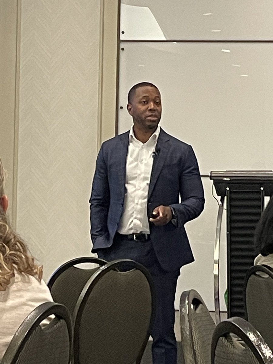 Keynote speaker at #BOLTT2223 was wonderful. @dwaynekmatthews shared his passion about education and how we need to change how we are having our students learn