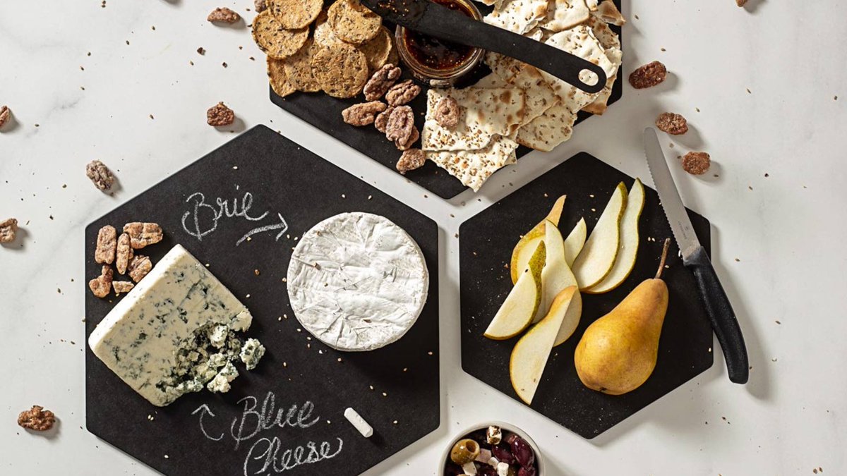 Get the appetizers ready! Who's ready to host this weekend? We've got everything you need to serve your feast in style. #Thanksgiving #appetizer #charcuterie #cuttingboards
