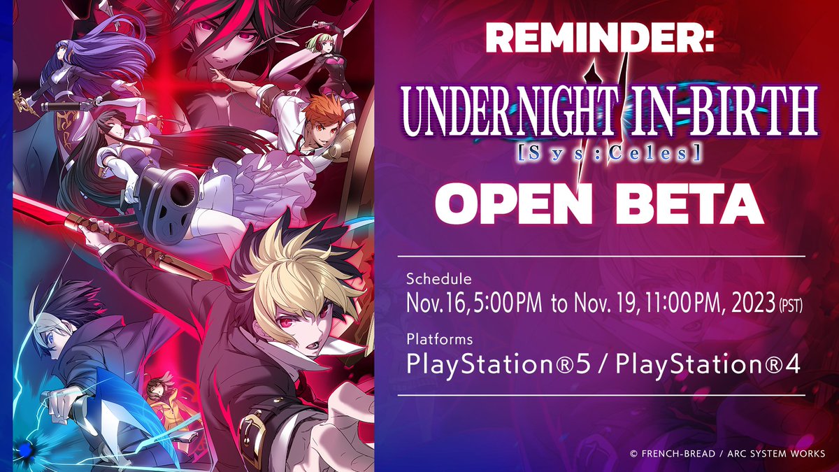 Arc System Works America tweet media