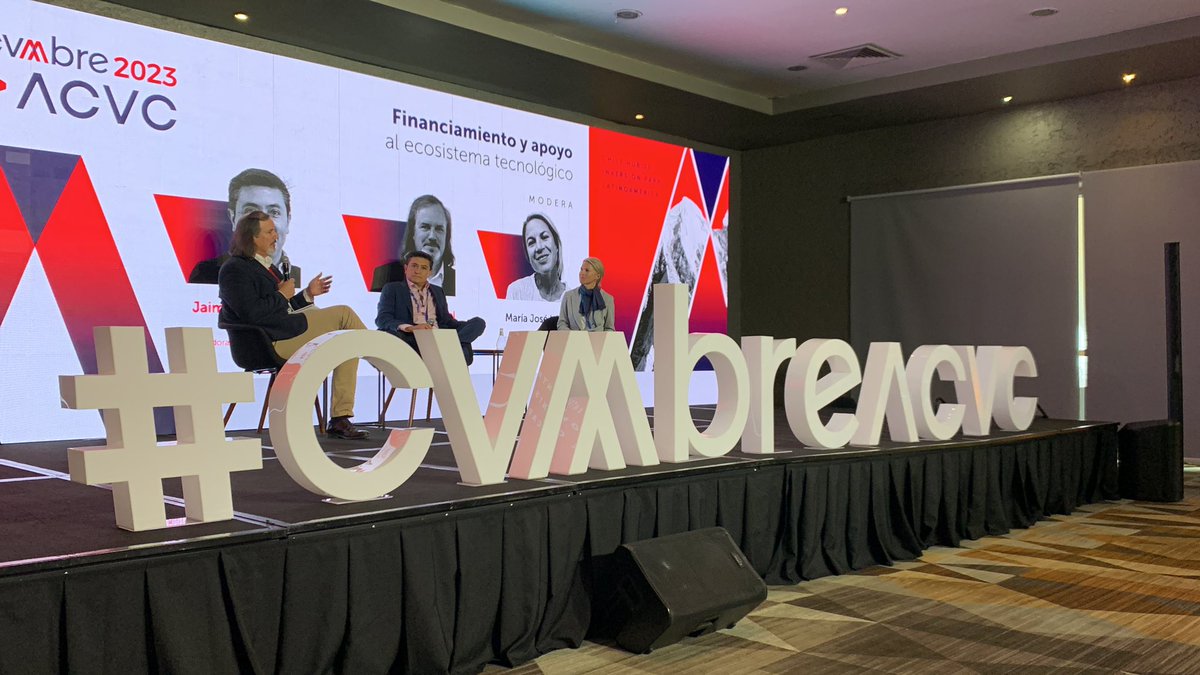 Conenzando el último panel de esta exitosa primera #CumbreACVC con <a href="/Corfo/">Corfo</a> y <a href="/BancoEstado/">BancoEstado</a>