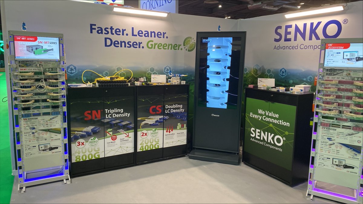 SenkoConnect's tweet photo. ๐๐ข๐ฌ๐ข๐ญ ๐ฎ๐ฌ ๐๐ญ Data Centre World Paris on Nov 15th-16th
Visit us on stand E115 and learn how VSFF connectivity from SENKO can significantly reduce data center rack-space consumption and contribute to a more sustainable network.
#senko #fiberoptics #sustainable #VSFF https://t.co/IzvPaqS8Jj