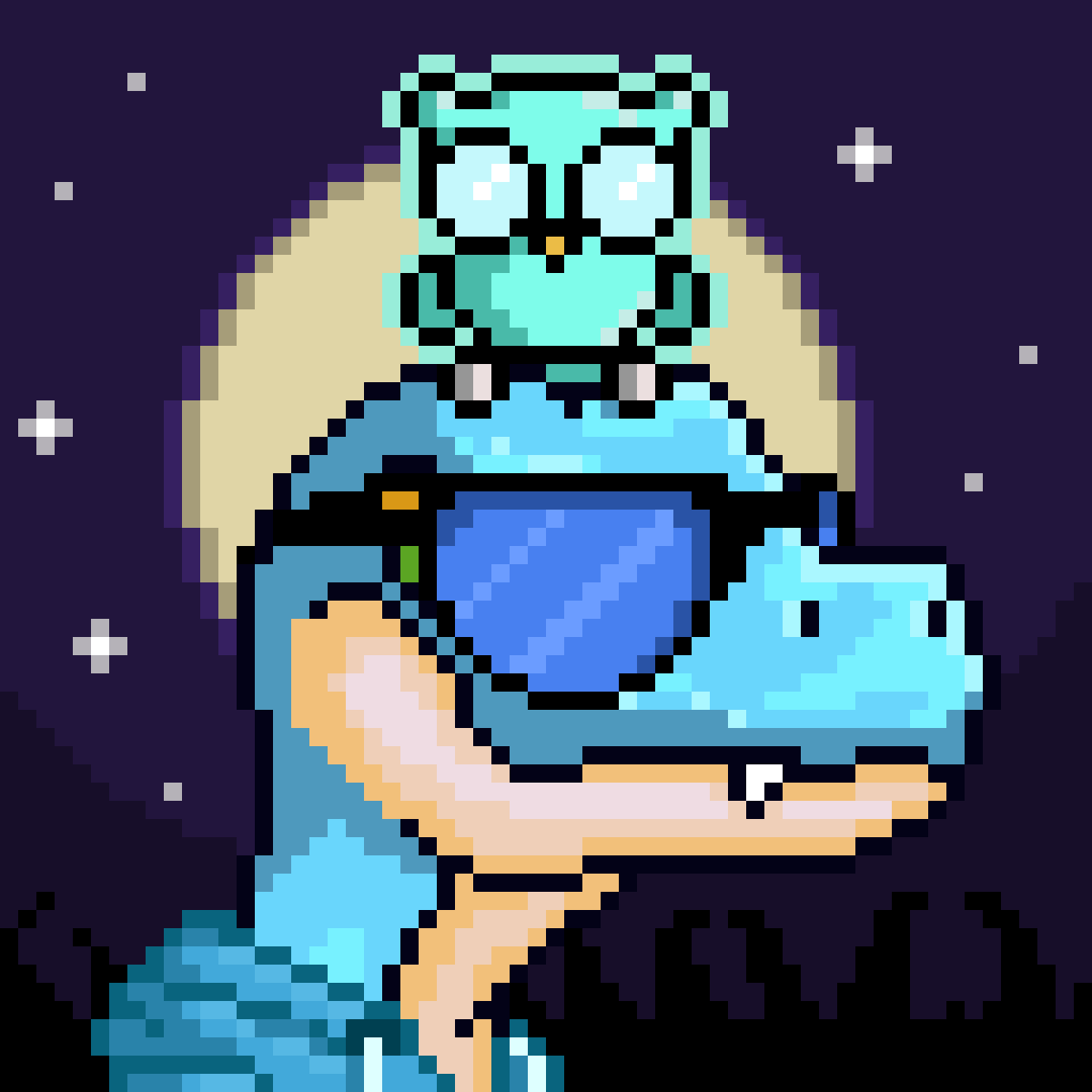 Ahoy there, fellow wanderers of this post-apocalyptic carnival! So, picture this: there I am, your friendly neighborhood raptor, strolling through what used to be the hotdog vendor haven in Central Park. Now, it's the playground for these mutated degens, former NFT enthusiasts.