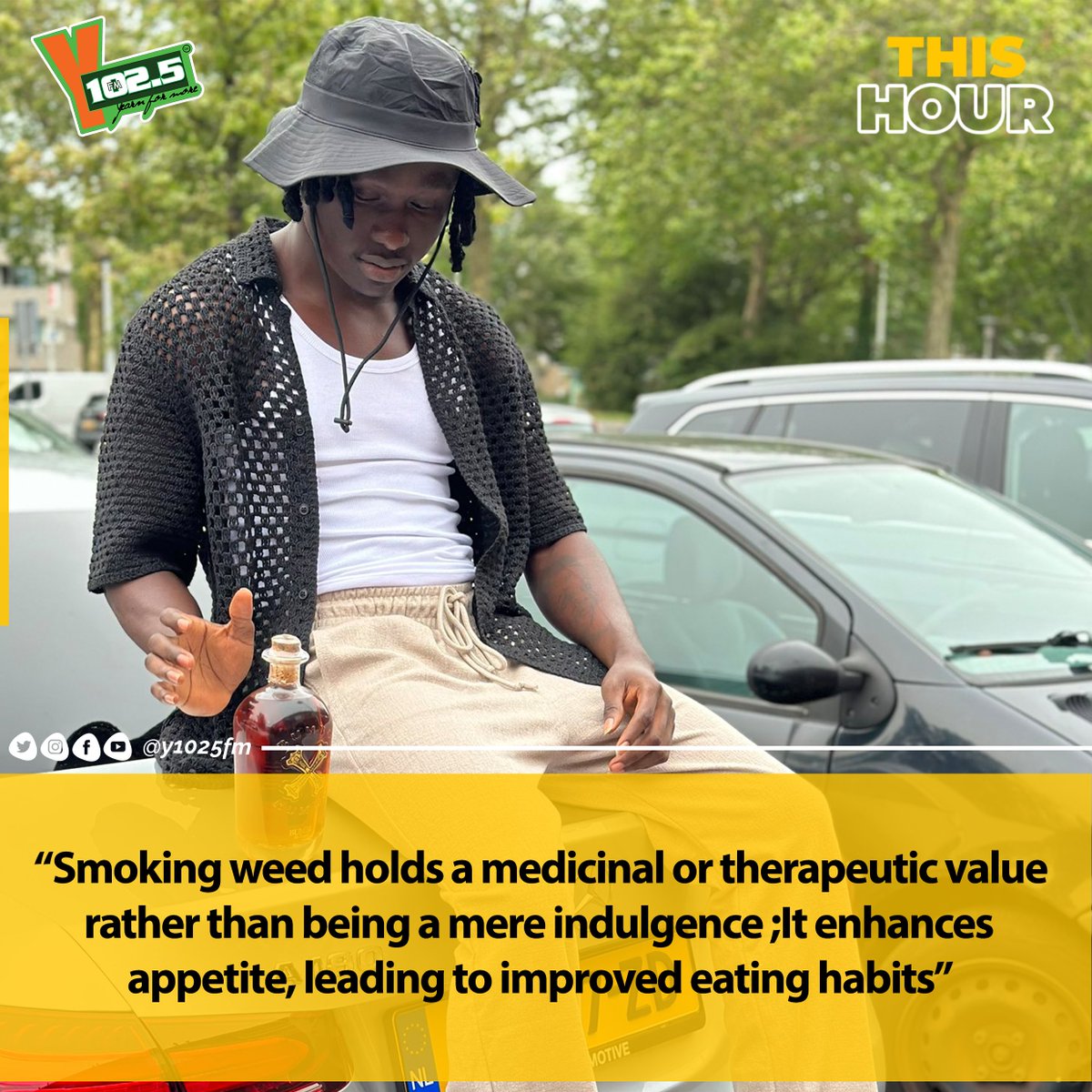 y1025fm's tweet photo. Demon, musician & Agric 'herbalist', @JayBahd1 !! π€π
#Masesa #ThisHourOnY https://t.co/Qq9uQw4Xq6