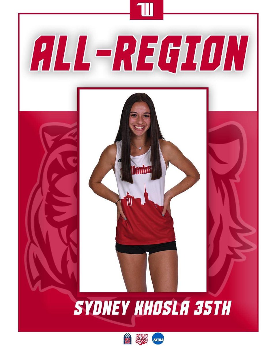 WittAthletics's tweet photo. Congrats to four @witt_xctf Tigers who earned All-Region honors from the @USTFCCCA following their outstanding performances in the Great Lakes Regional meet on November 11, Conor Kolka, Ella Webster, Megan Keys, and Sydney Khosla: https://t.co/suPDM8KbmA #TigerUp https://t.co/9kkVaNRphI