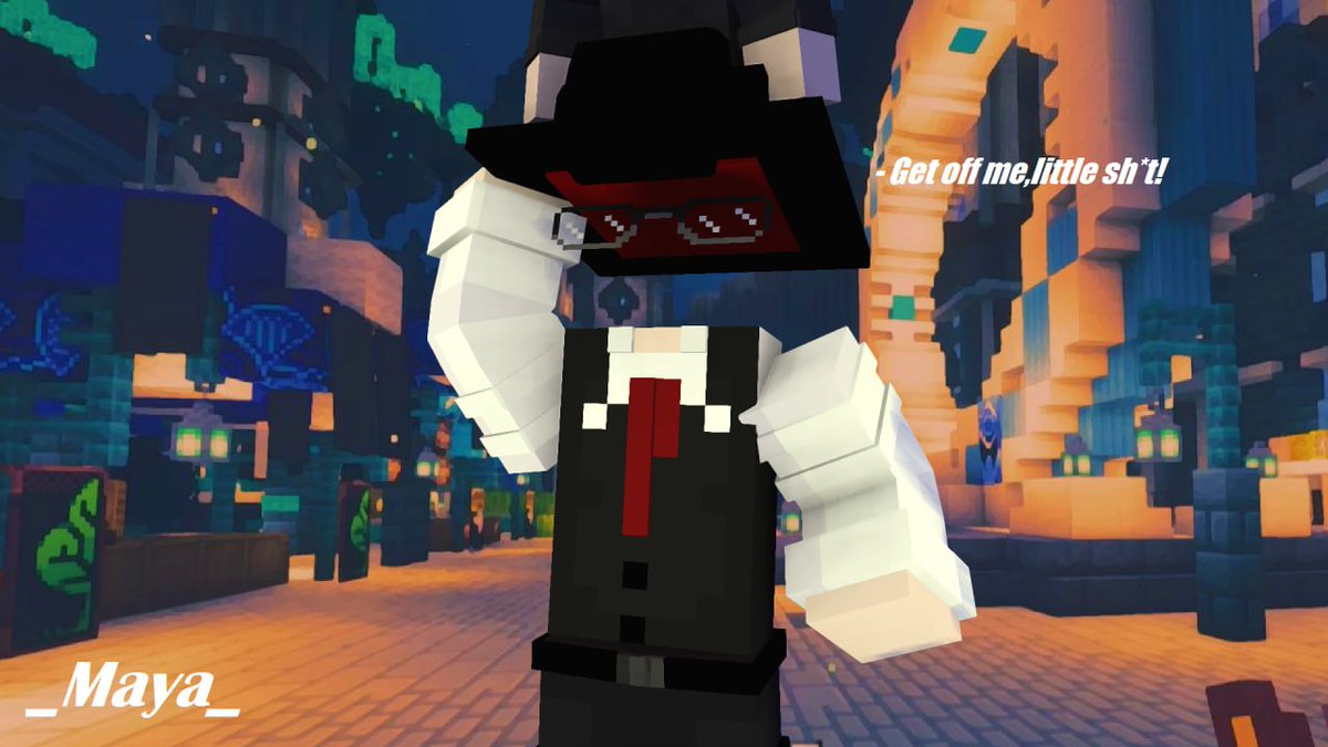 _Maya_________'s tweet photo. ❤️Venus🖤 x 🖤Little Oti🧡

#yeosm #minecraft #render #mineimator #venus #oti https://t.co/gjWc4c8WIp