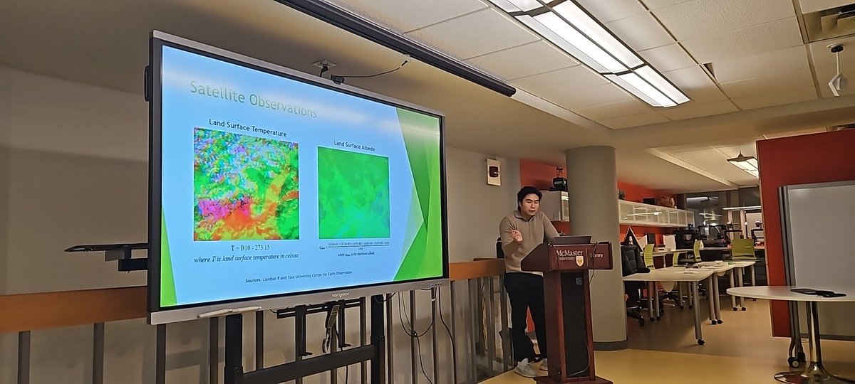 Patrick DeLuca (@mcmastergis) on Twitter photo Kangyu So from <a href="/AlemuGonsamo/">Alemu Gonsamo</a> lab presenting his research at our annual GIS Day. Last presentation of the day! Another great set of presentations this year! Kangyu So from <a href="/AlemuGonsamo/">Alemu Gonsamo</a> lab presenting his research at our annual GIS Day. Last presentation of the day! Another great set of presentations this year!