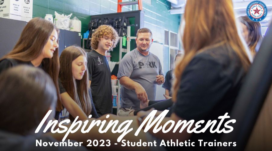 Inspiring Moments: Student Athletic Trainers
 
In November's “Inspiring Moment,” we meet current students and Humble ISD graduates who have benefitted from being student athletic trainers.
#ShineALight #SendItOn 

🎥: bit.ly/47fRVOf