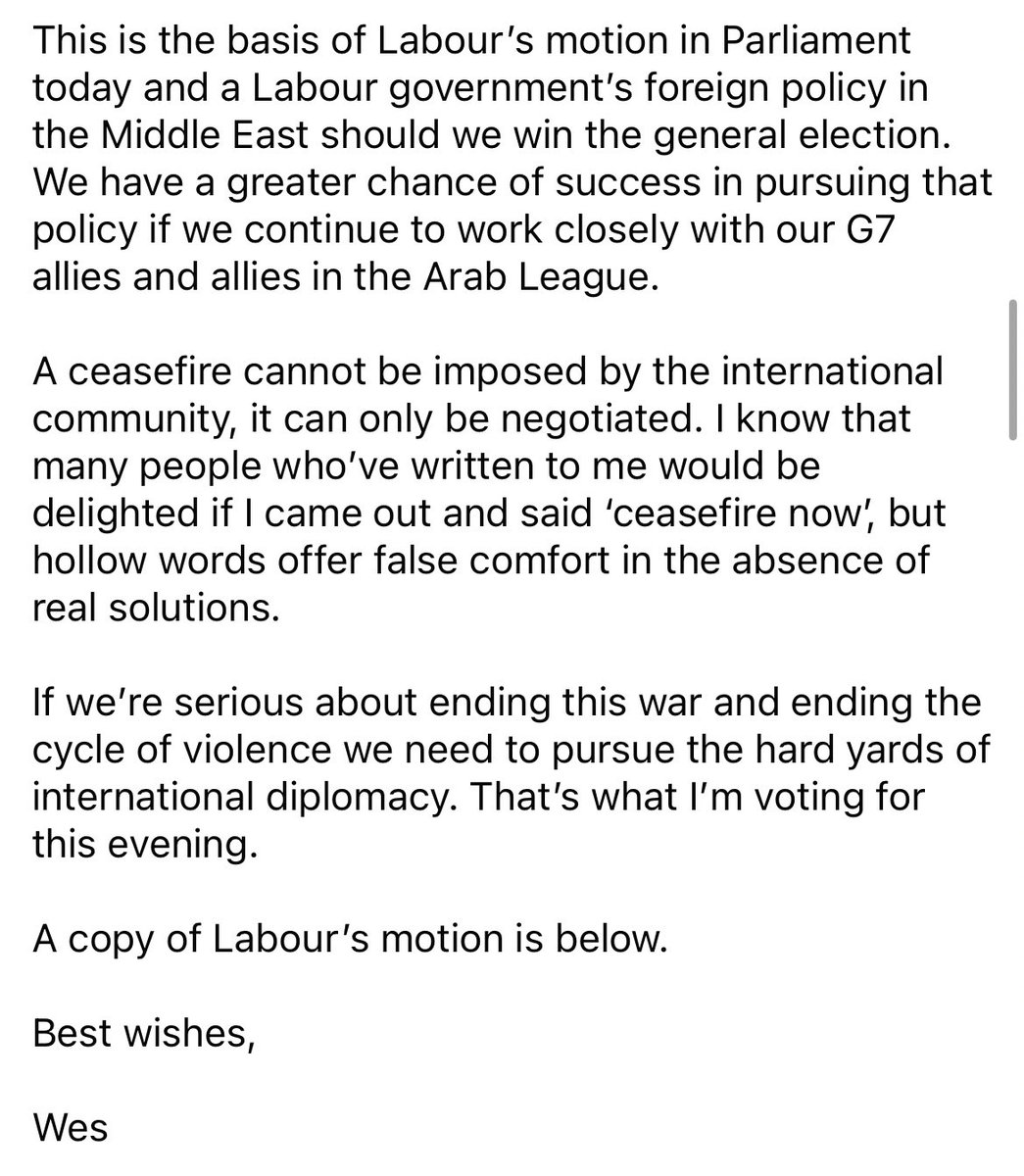 Wes Streeting tweet media