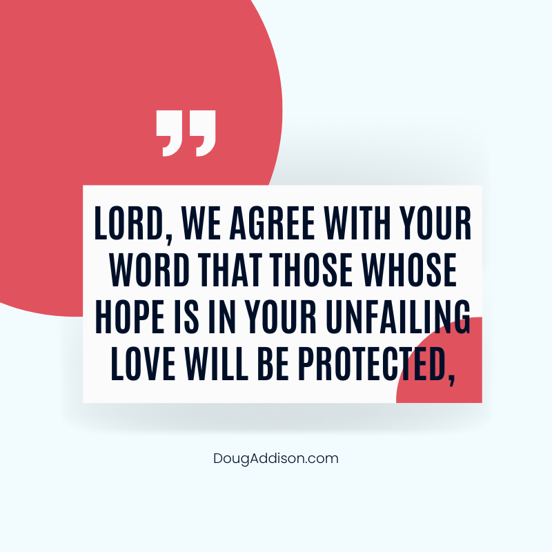 dougtaddison's tweet photo. The Lord loves you! He loves us all, and He will never forsake us. Here's a prayer of God's unfailing love. https://t.co/55Q8lnM6tj