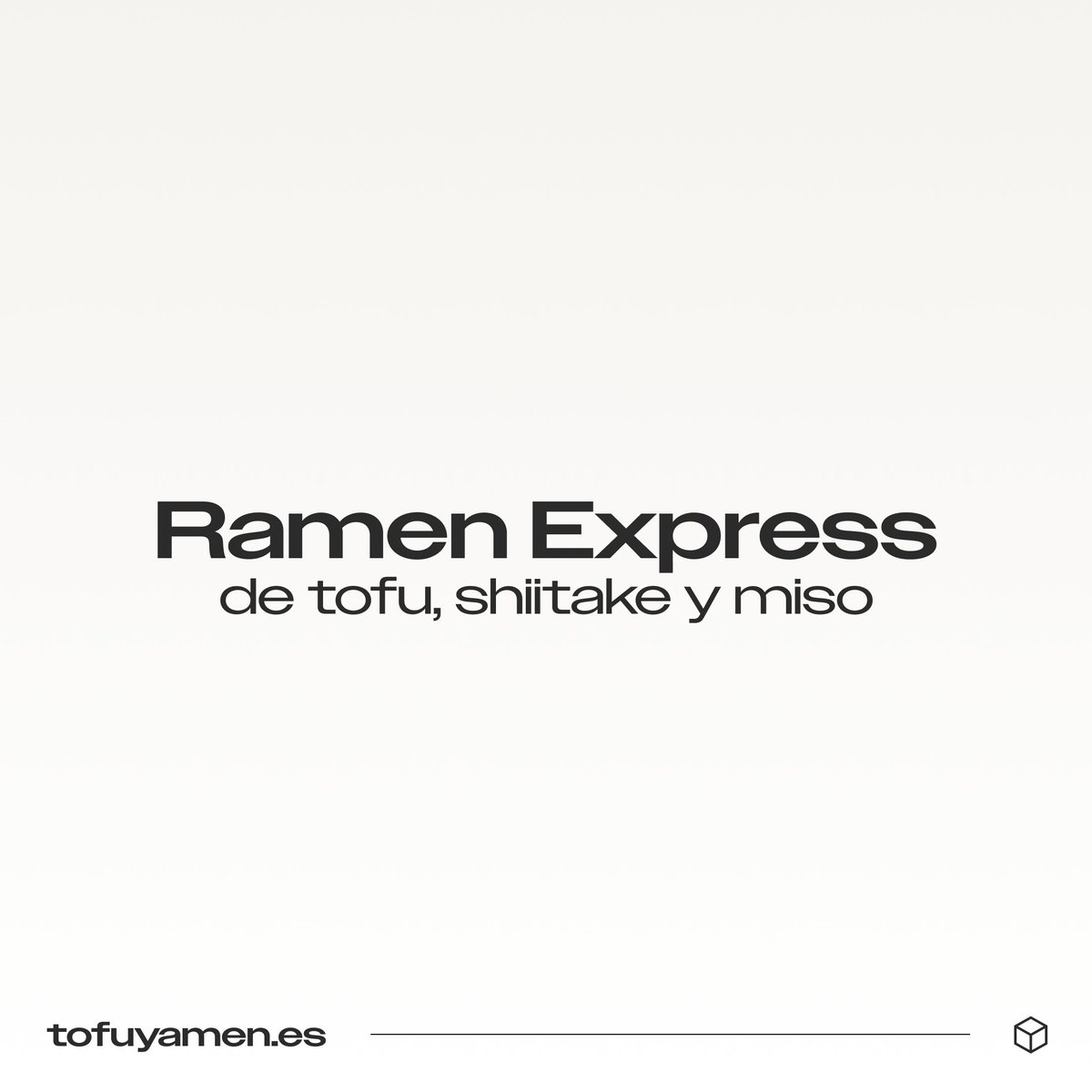 f_lavins's tweet photo. ✦ RAMEN EXPRESS 🍜 de tofu, shiitake y miso ✦
https://t.co/SUTDPmOK6W https://t.co/9WzZdUqLBd
