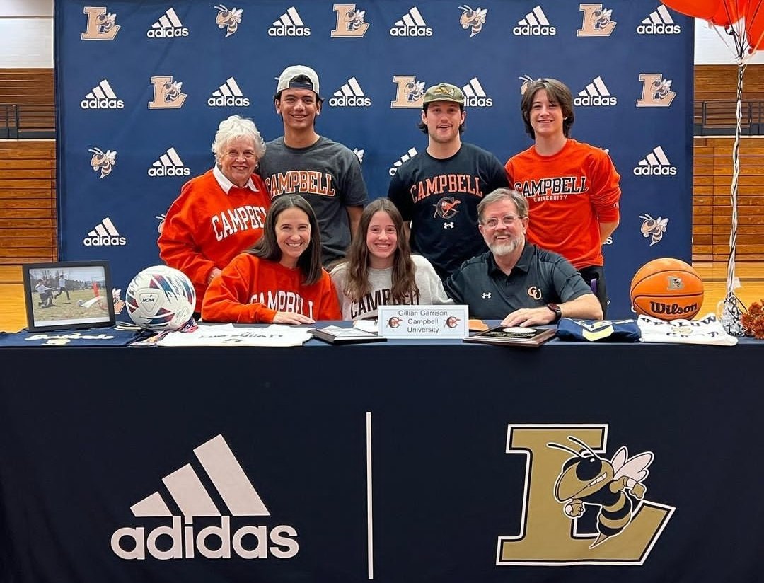 LCHS_Boosters's tweet image. Congratulations to Gillian Garrison on signing her NLI to further her academic and athletic career with @GoCamelsWSOC #JacketPride