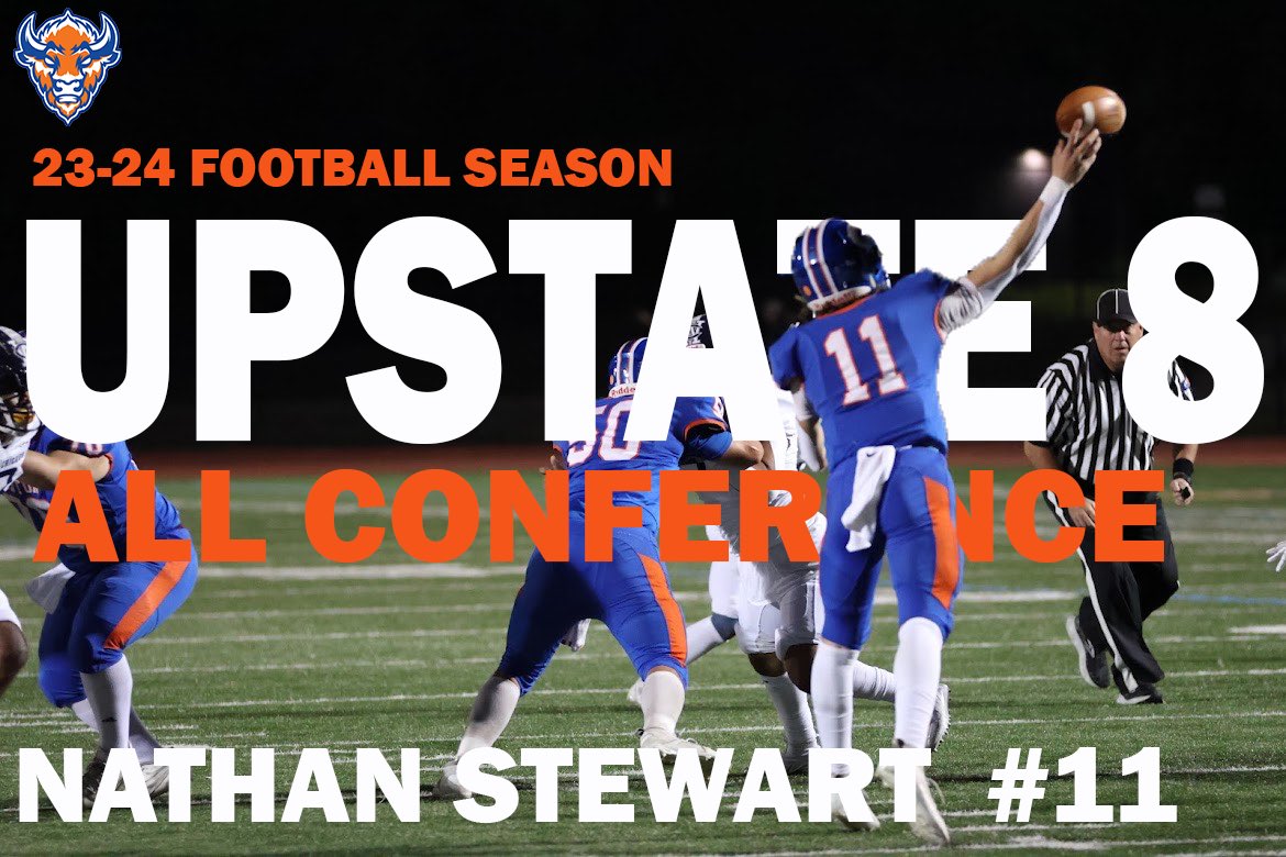 Unanimous Team Captain 
1700+ Yards of Total Offense
15 Total TD’s
3 year Varsity Starter
1st Team All Conference 

Congrats to our Qb 1 
<a href="/NateStew_11/">Nate Stewart</a>