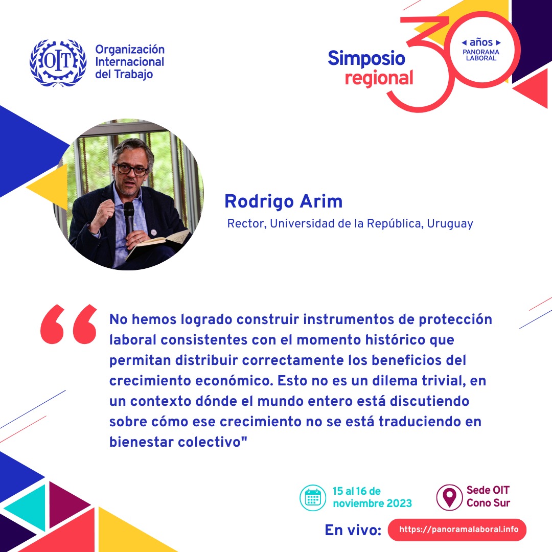 OITAmericas's tweet photo. @Udelaruy @el_BID @RodrigoArim1 @verini28 @OITconosur @ilo En el segundo panel del #SimposioRegional 🌎 las y los invitados reflexionaron la protección laboral en el contexto de los cambios tecnológicos y las transformaciones en el mundo del trabajo en #ALyC

📺 Revive la transmisión en https://t.co/FT38k9YHn5

#PanoramaLaboral30Años https://t.co/DFpcEu2Kfo