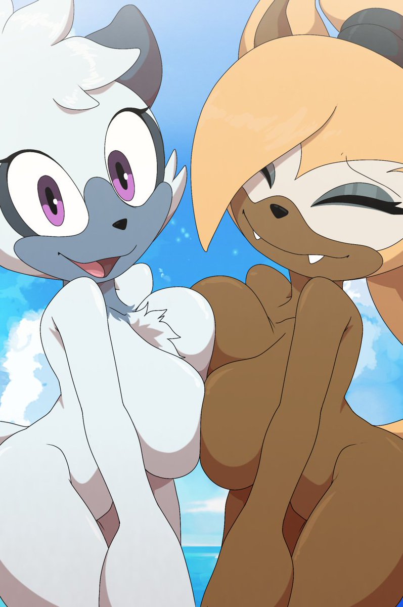 ⚪️"You wanna put your head between them don't you~"

🐺"Heh, yeah, that sounds nice~ Why don't you do it~"