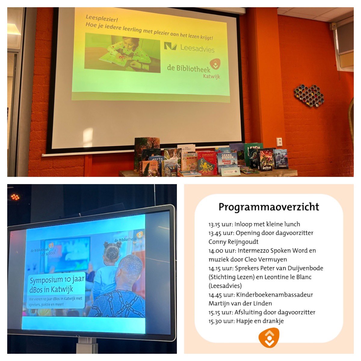 Leontine le Blanc (@leesleontine) on Twitter photo Vanmiddag mocht ik spreken én luisteren tijdens het symposium 10 jaar <a href="/debiebopschool/">debiebopschool</a> bij Bibliotheek Katwijk. Ik heb een lezing gehouden over het stimuleren van leesplezier bij leerlingen. Daarna met veel plezier geluisterd naar Martijn van der Linden.
#symposium #leesplezier Vanmiddag mocht ik spreken én luisteren tijdens het symposium 10 jaar <a href="/debiebopschool/">debiebopschool</a> bij Bibliotheek Katwijk. Ik heb een lezing gehouden over het stimuleren van leesplezier bij leerlingen. Daarna met veel plezier geluisterd naar Martijn van der Linden.
#symposium #leesplezier