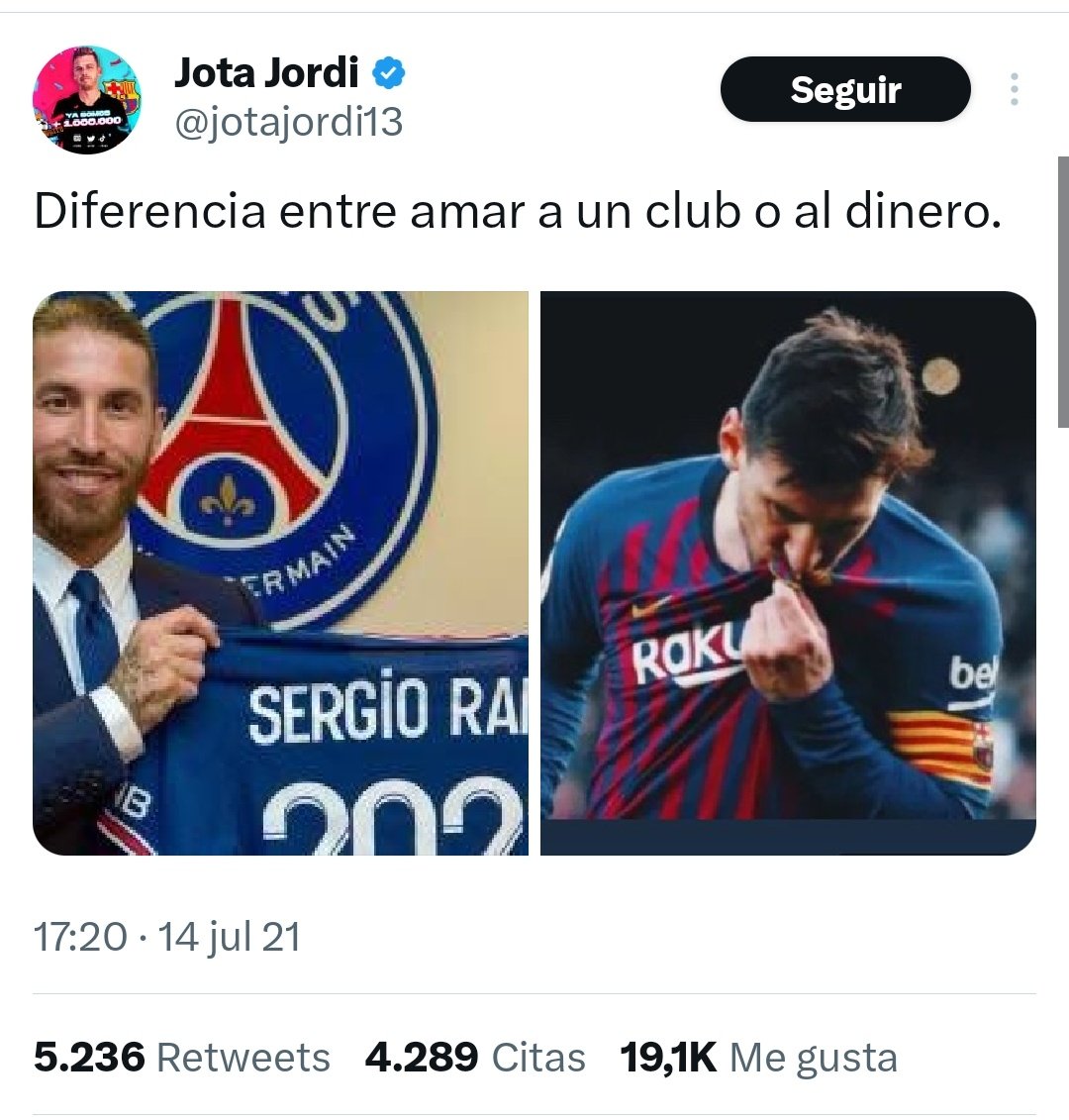 Este tweet es legendario. 🤣