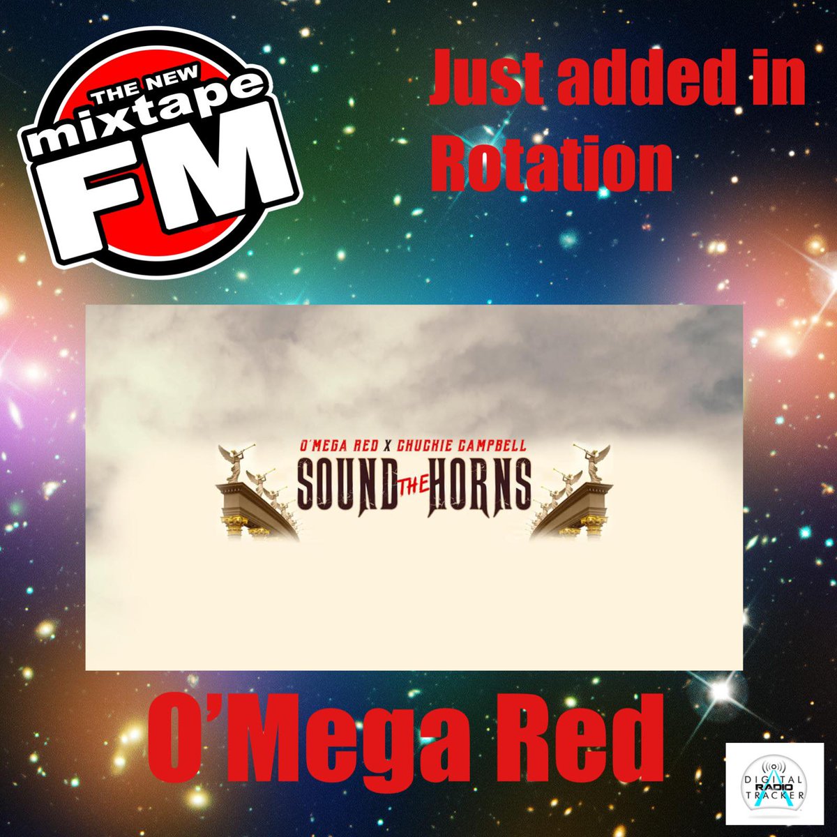 Thanks to <a href="/TheMixtapefm1/">MIXTAPEFM/HOT965</a> for the support on the new <a href="/OMegaRedSupaFan/">O'MegaRedSupaFan</a> single "Sound The Horns"