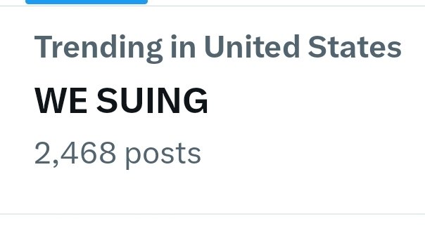 JLRINVESTIGATES's tweet photo. WE SUING is Trending.

Definitely something I would say. https://t.co/ZRai7dWZ70