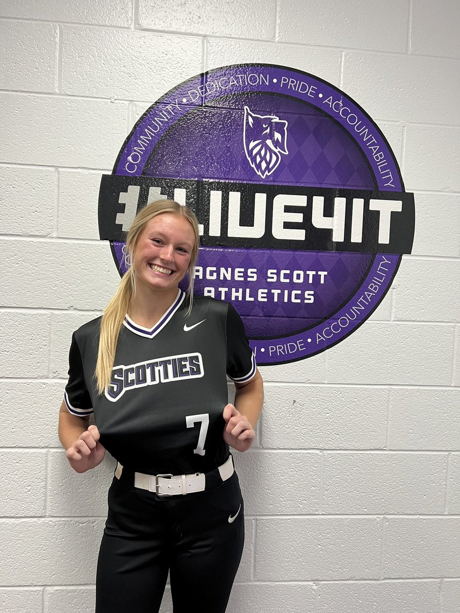 peyton_dorn's tweet photo. Very thankful to receive an offer from @AgnesScottSB! Thank you Coach Knight, Coach Marty, and Coach V for the visit today! https://t.co/SiEHjGVtWC