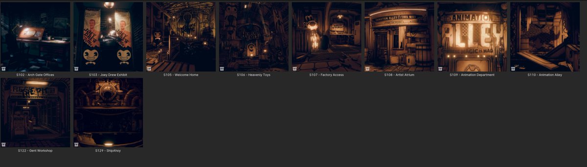 heres the list of maps in BATDR, I highlighted the ones I've completed ...