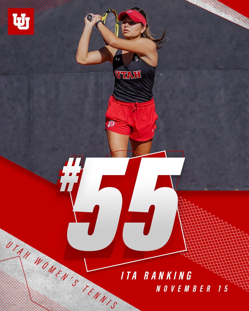 ‼️ Ranked ‼️ #⃣5⃣5⃣ - Marcela Lopez Cela is ranked No. 55 at the end of the ITA Fall Season! #GoUtes