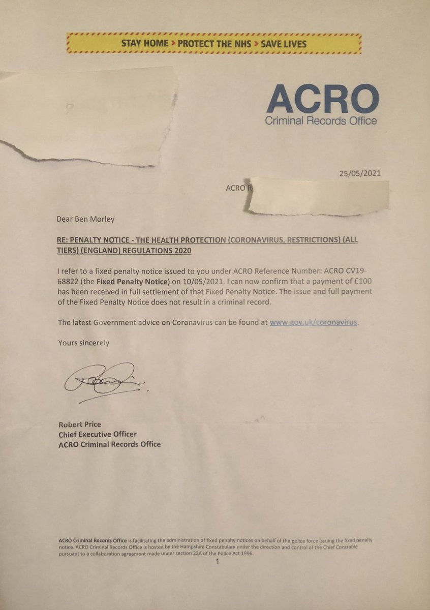 #Boris can have parties during #lockdown innocent people are issued with £100 #covid fines, pay them and over 2 years later being threatened with letters like this!! <a href="/MailOnline/">Mail Online</a> <a href="/NTelegraph/">Northants Telegraph</a> <a href="/NorthantsPolice/">Northants Police</a> interesting to find out how many others are being treated this way