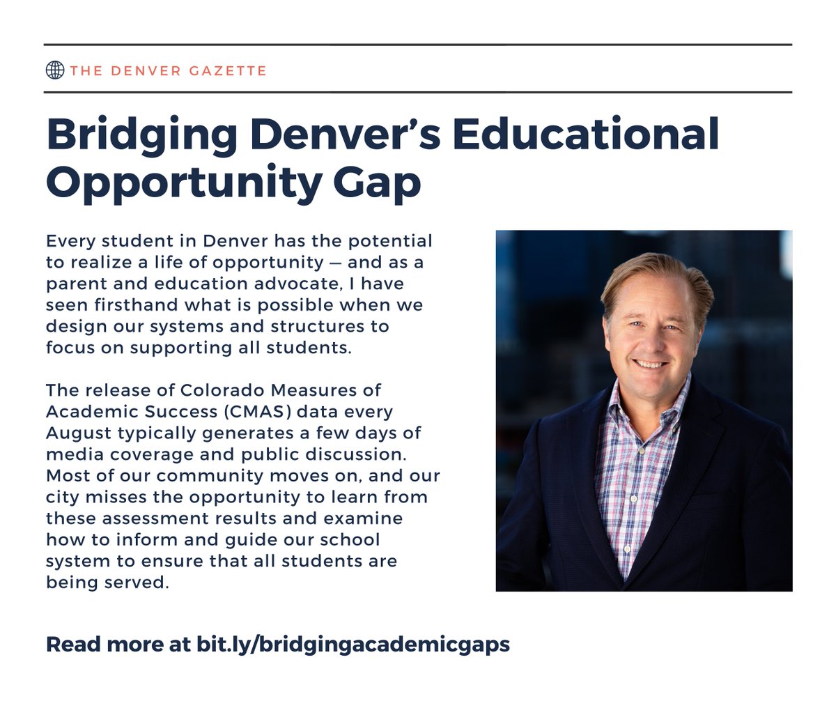 "Together, we can change the trajectory of our public education system if we learn from what is working and focus on student outcomes and well-being," Pat Donovan, RootED's managing partner, writes in a new op-ed for <a href="/DenverGazette/">The Denver Gazette</a>.

Read Pat's full op-ed: bit.ly/bridgingacadem…
