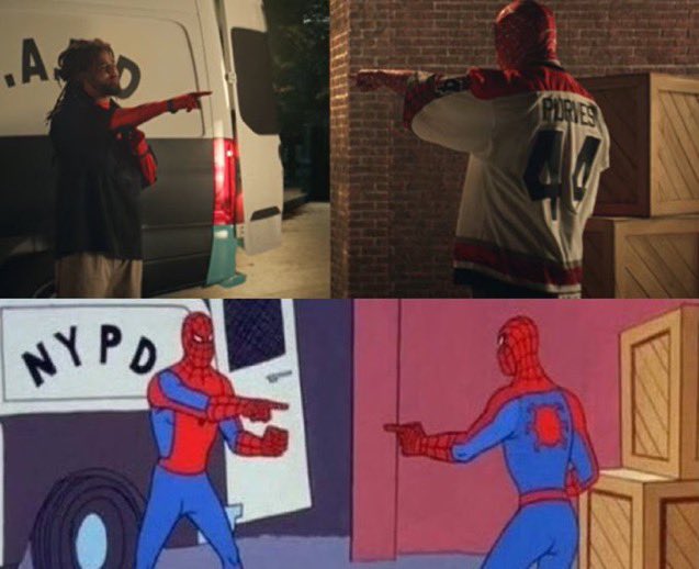 TeamDreamville's tweet photo. “The Spider-Man meme is me lookin at Drake” https://t.co/VzRtPegMuT