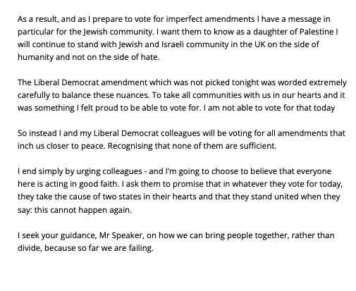 LaylaMoran's tweet photo. @LibDems Here is the full statement I was hoping to make in Parliament today: https://t.co/3hXEw2YUYz