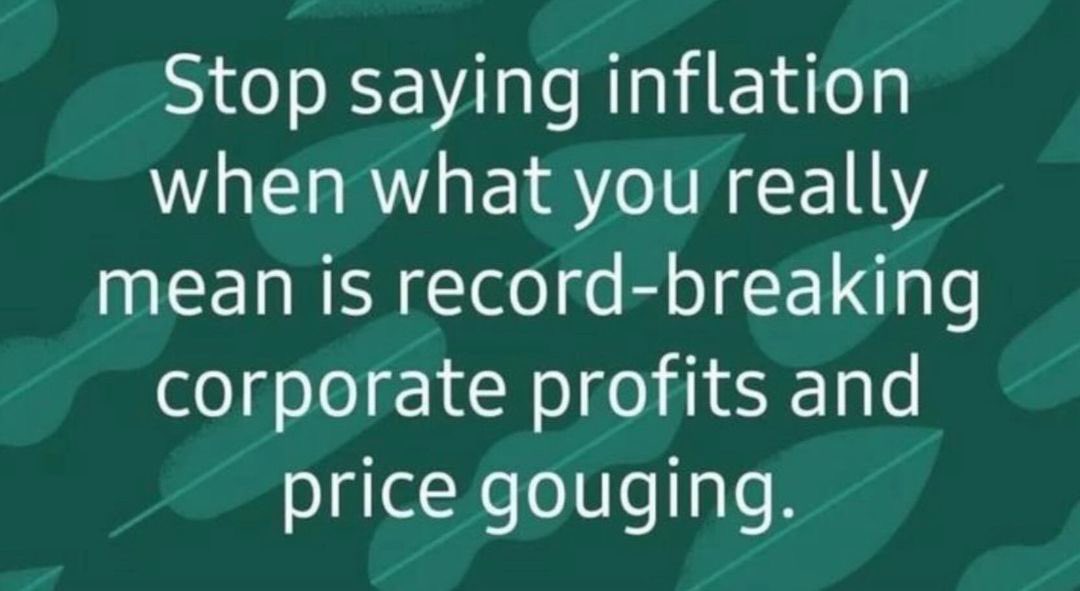SVFMedical's tweet photo. America is experiencing a new phase of its evolution: Greedflation https://t.co/P4T4hn6Wds