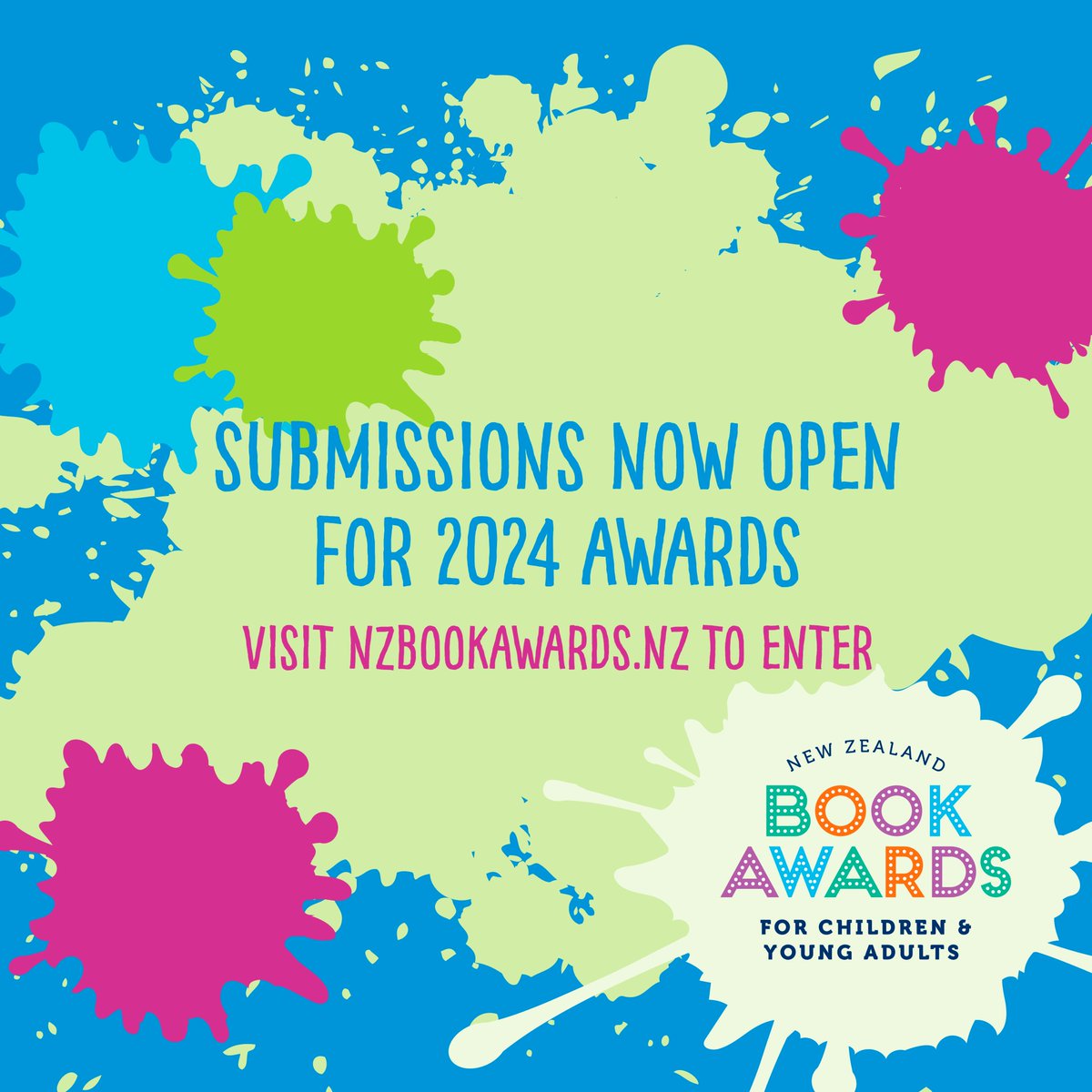 🏆 Entries are now open for the 2024 New Zealand Book Awards for Children and Young Adults, with an increase in the prize money on offer! 

👉 Get all the details here: nzbookawards.nz/new-zealand-bo…

#NZCYA #BooksAlive