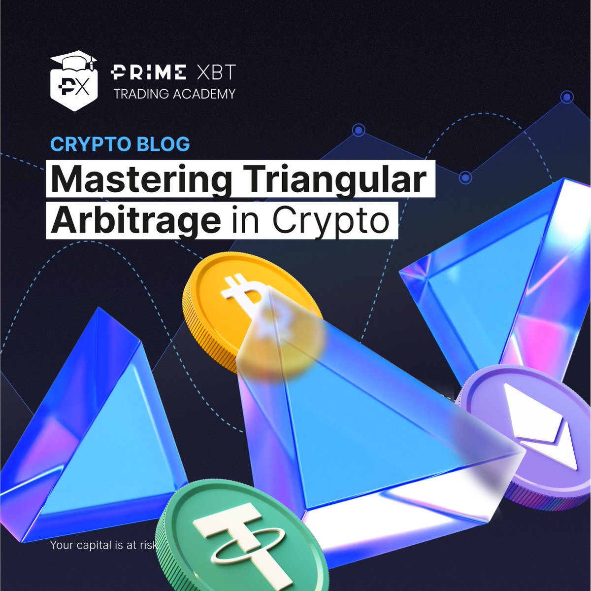 🔺 Triangular Arbitrage in #crypto refers to a trading strategy where a  trader takes advantage of price inefficiencies between three different  #cryptos or trading pairs. ⬇️ Get to know how to use